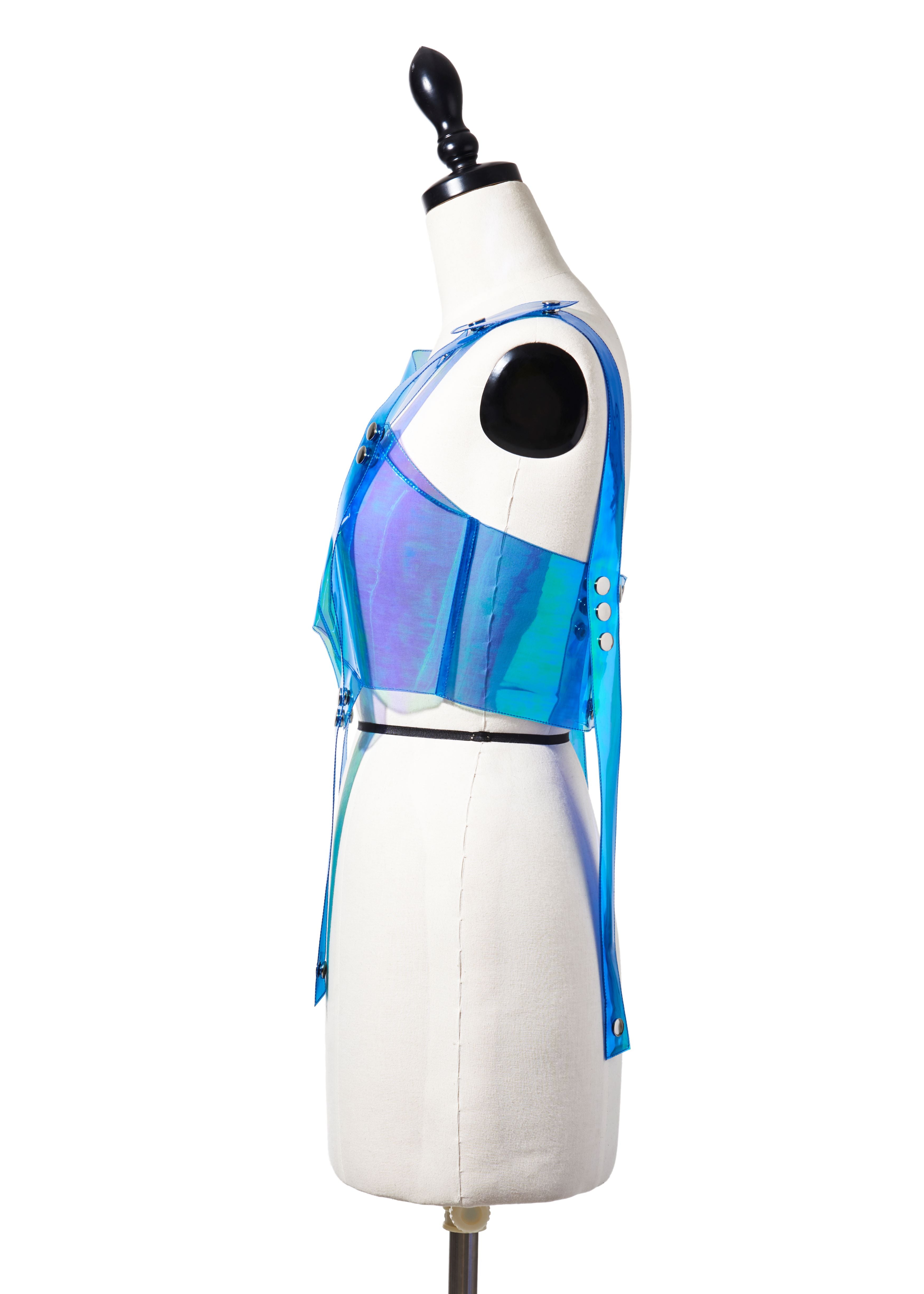 Blue PVC Vest