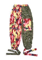 Color Block Camo Pants